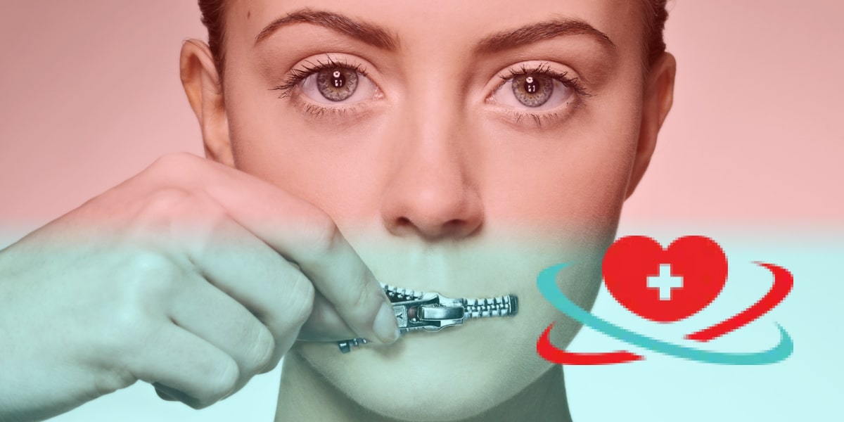 Алекситимия Девушка с молнией на рту